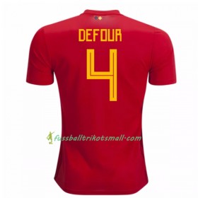 Fußballtrikots Belgien Defour 4 WM 2018 Heimtrikotsatz kaufen